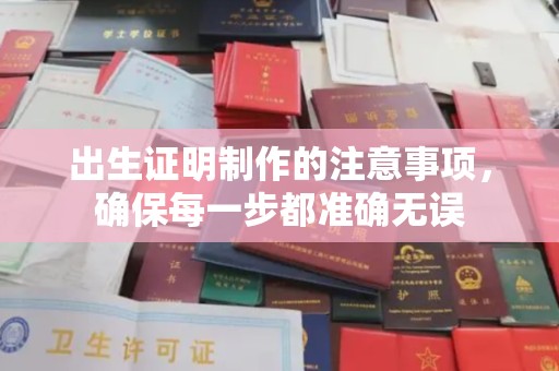 西林出生证明制作的注意事项，确保每一步都准确无误